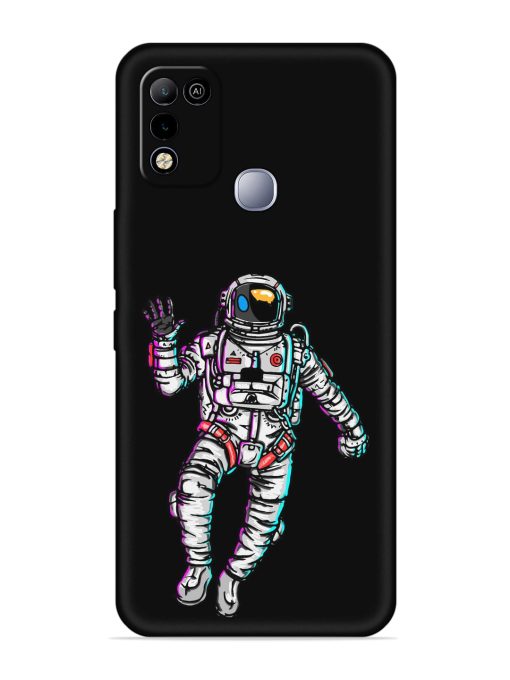 Spaceman Embossed Soft Silicone Case for Infinix Smart 5 Zapvi