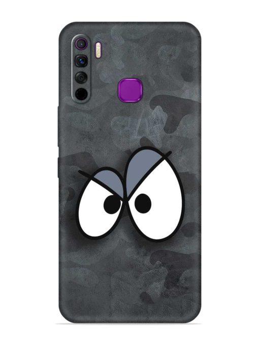 Big Eyes Night Mode Embossed Soft Silicone Case for Infinix Smart 5 Lite Zapvi