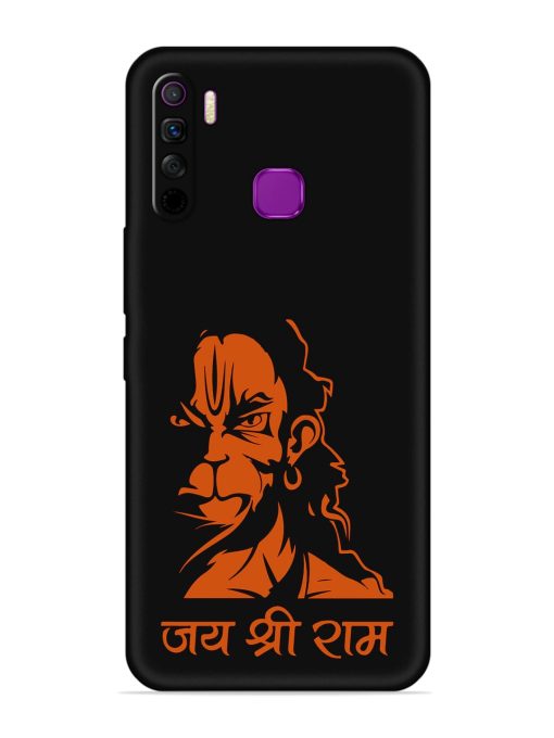 Angry Hanuman Embossed Soft Silicone Case for Infinix Smart 5 Lite Zapvi