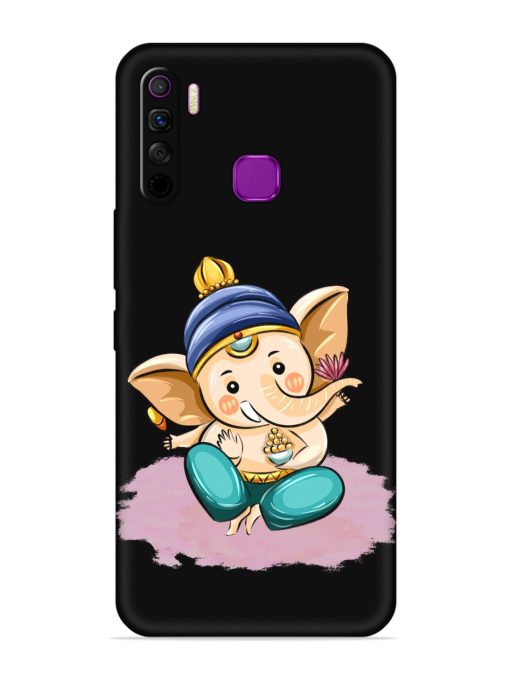 Bal Ganesh Vector Art Embossed Soft Silicone Case for Infinix Smart 5 Lite Zapvi