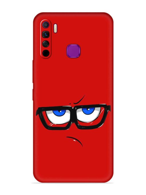 Rad Angry Face Embossed Soft Silicone Case for Infinix Smart 5 Lite Zapvi