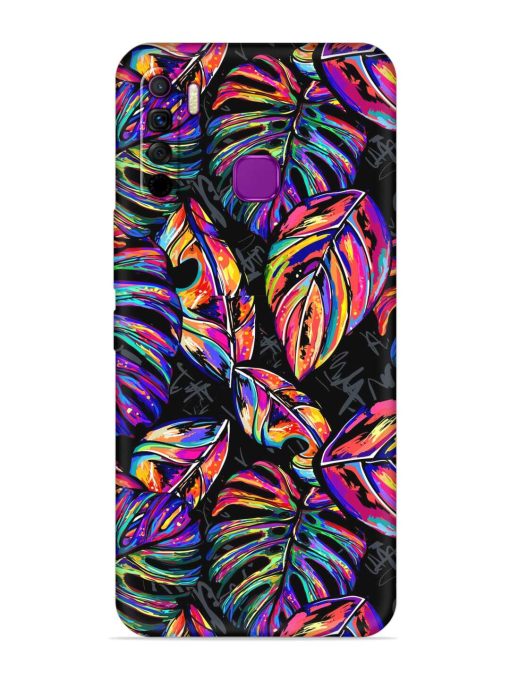 Tropical Seamless Vector Embossed Soft Silicone Case for Infinix Smart 5 Lite Zapvi