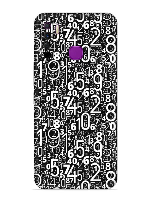 Many Numbers Different Embossed Soft Silicone Case for Infinix Smart 5 Lite Zapvi