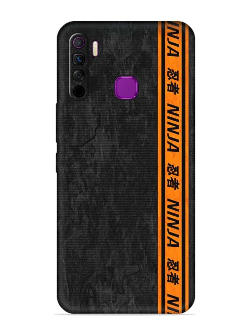 Ninja Srtips Embossed Soft Silicone Case for Infinix Smart 5 Lite