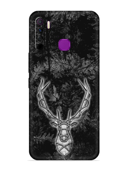 Ancient Deer Embossed Soft Silicone Case for Infinix Smart 5 Lite Zapvi