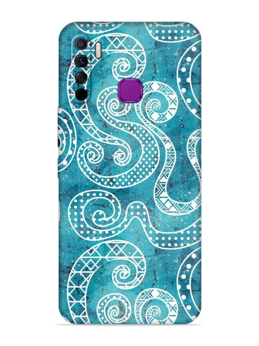 Vintage Curved Seamless Embossed Soft Silicone Case for Infinix Smart 5 Lite