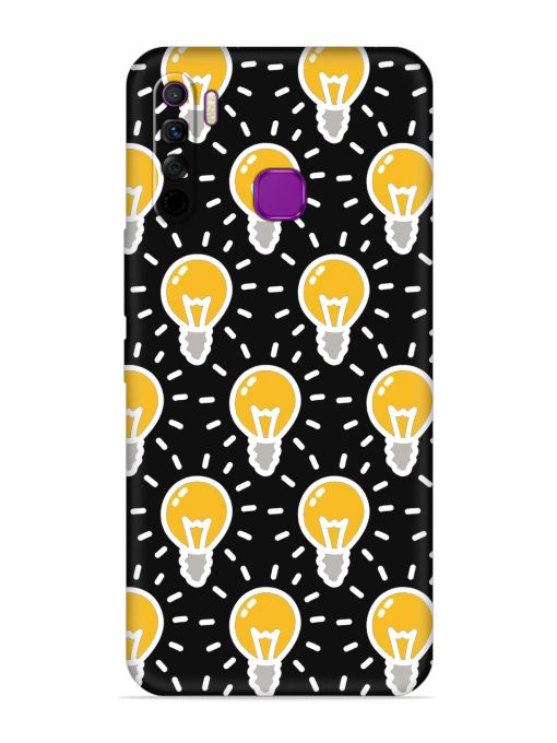 Light Bulb Seamless Embossed Soft Silicone Case for Infinix Smart 5 Lite