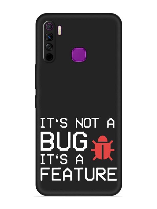 Not Bug Feature Embossed Soft Silicone Case for Infinix Smart 5 Lite