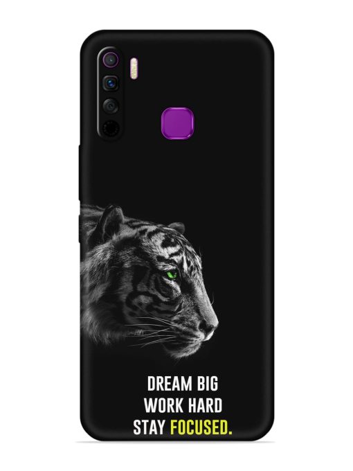 Dream Big Work Hard Embossed Soft Silicone Case for Infinix Smart 5 Lite Zapvi