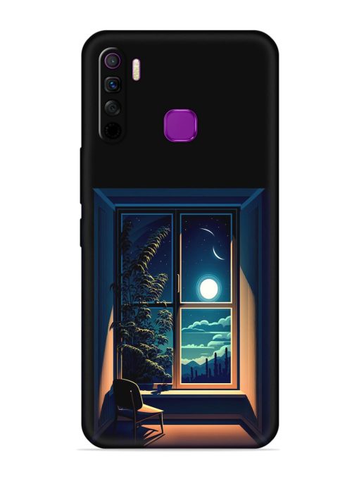 Night View At Window Embossed Soft Silicone Case for Infinix Smart 5 Lite