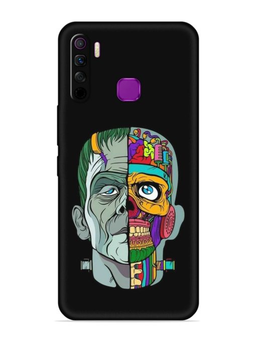 Men Vs Skull Embossed Soft Silicone Case for Infinix Smart 5 Lite Zapvi