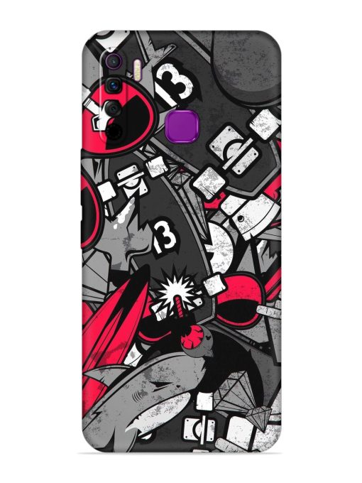 Fictional Doodle Embossed Soft Silicone Case for Infinix Smart 5 Lite