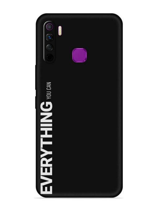 Everything You Can Embossed Soft Silicone Case for Infinix Smart 5 Lite Zapvi