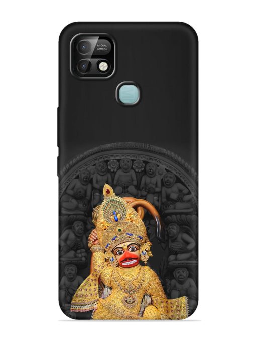 Indian Gold Hanuman Embossed Soft Silicone Case for Infinix Smart 5 Pro Zapvi