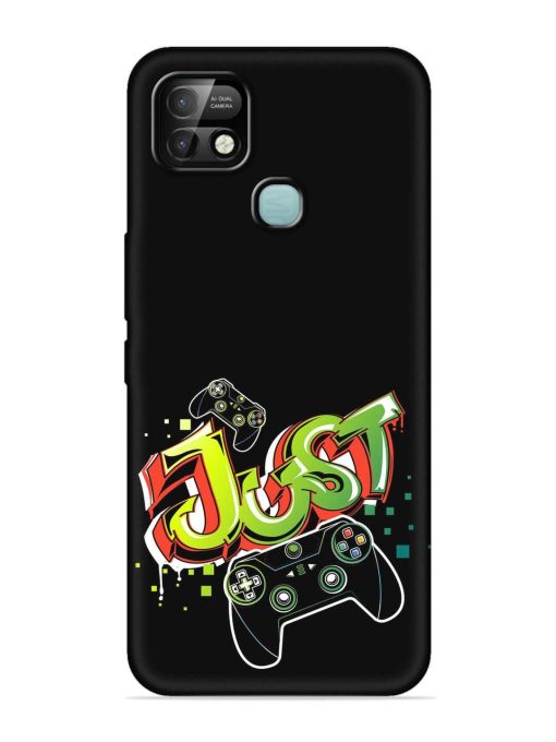 Graffiti Gamepad Illustration Embossed Soft Silicone Case for Infinix Smart 5 Pro Zapvi