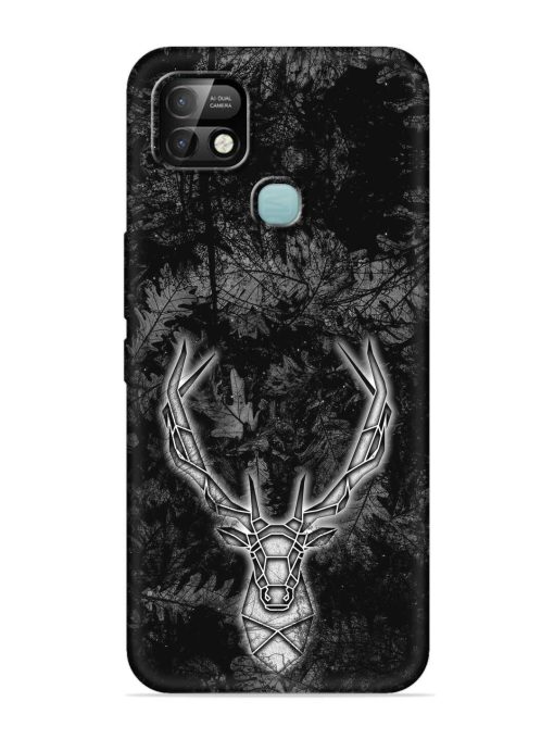 Ancient Deer Embossed Soft Silicone Case for Infinix Smart 5 Pro Zapvi