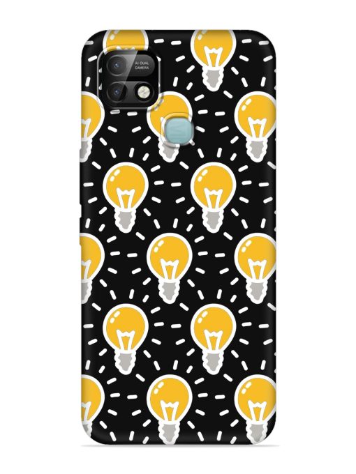 Light Bulb Seamless Embossed Soft Silicone Case for Infinix Smart 5 Pro Zapvi