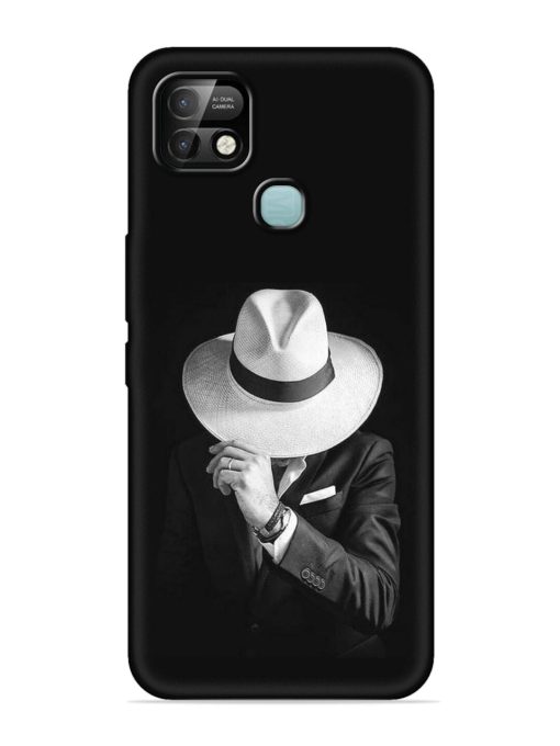 Men Under Hat Embossed Soft Silicone Case for Infinix Smart 5 Pro Zapvi