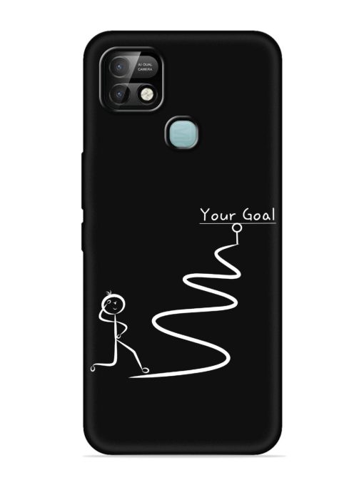 Your Goal Embossed Soft Silicone Case for Infinix Smart 5 Pro Zapvi