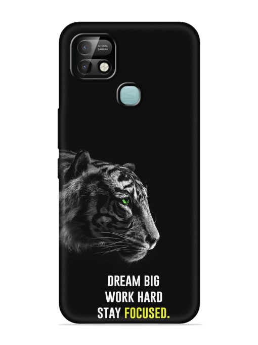 Dream Big Work Hard Embossed Soft Silicone Case for Infinix Smart 5 Pro Zapvi