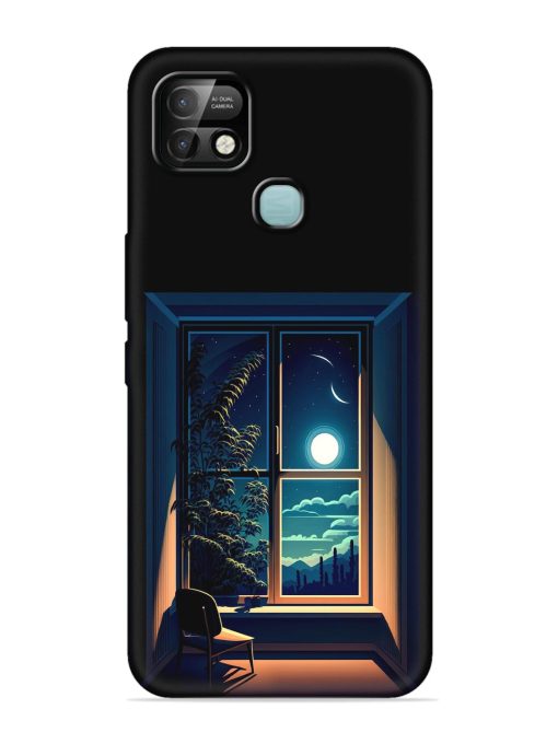 Night View At Window Embossed Soft Silicone Case for Infinix Smart 5 Pro Zapvi