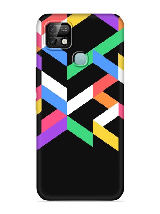 Colorshape Abstarct Embossed Soft Silicone Case for Infinix Smart 5 Pro Zapvi