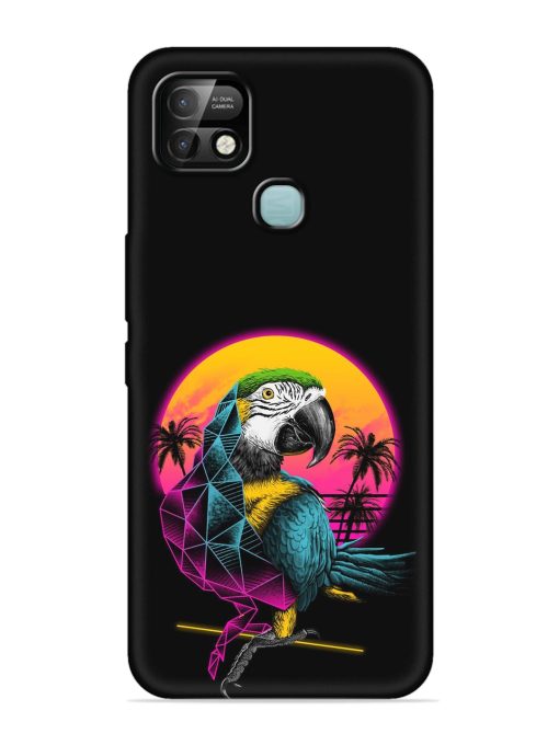 Rad Parrot Embossed Soft Silicone Case for Infinix Smart 5 Pro Zapvi