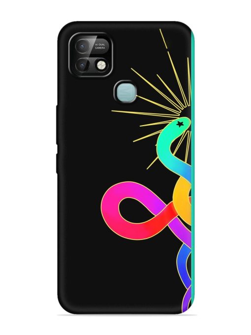 Art Geometric Abstraction Embossed Soft Silicone Case for Infinix Smart 5 Pro Zapvi