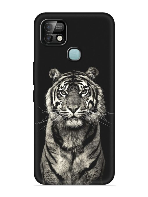 Tiger Art Embossed Soft Silicone Case for Infinix Smart 5 Pro Zapvi