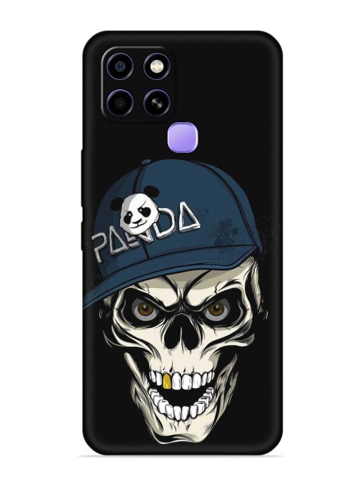 Panda Skull Embossed Soft Silicone Case for Infinix Smart 6 Zapvi