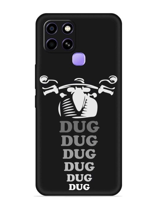 Dug Dug Dug Embossed Soft Silicone Case for Infinix Smart 6 Zapvi