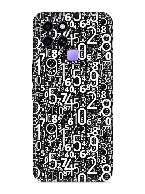 Many Numbers Different Embossed Soft Silicone Case for Infinix Smart 6 Zapvi