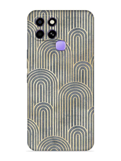 Art Deco Style Embossed Soft Silicone Case for Infinix Smart 6 Zapvi