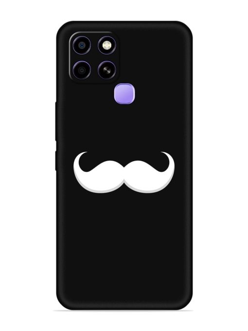 Mustache Vector Embossed Soft Silicone Case for Infinix Smart 6 Zapvi