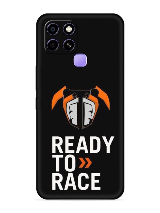 Ready To Race Embossed Soft Silicone Case for Infinix Smart 6 Zapvi