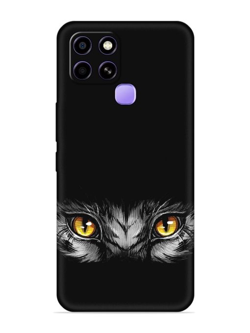 Scary Eye Embossed Soft Silicone Case for Infinix Smart 6