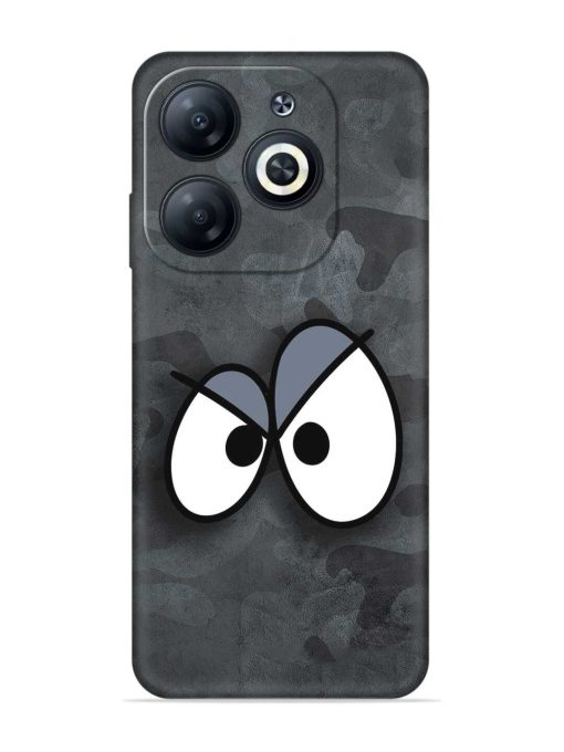 Big Eyes Night Mode Embossed Soft Silicone Case for Infinix Smart 8 Hd Zapvi