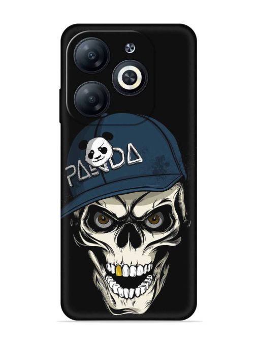 Panda Skull Embossed Soft Silicone Case for Infinix Smart 8 Hd Zapvi