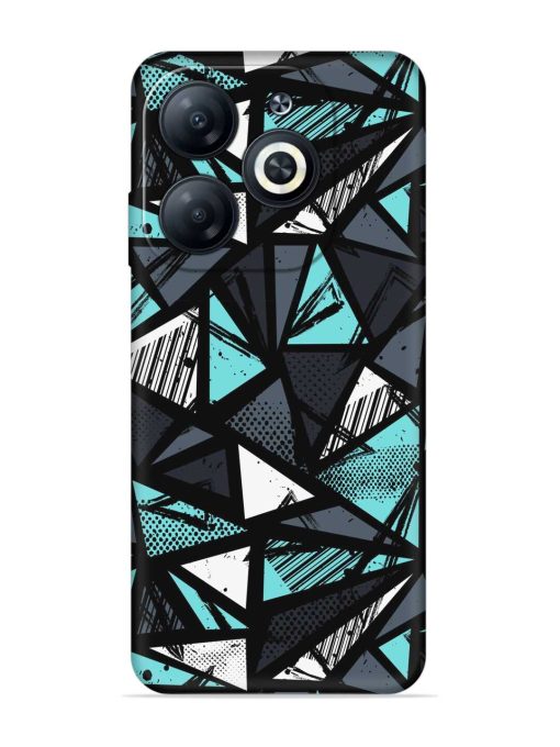 Abstract Seamless Embossed Soft Silicone Case for Infinix Smart 8 Hd Zapvi