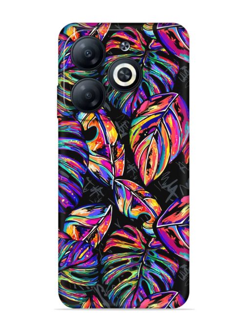 Tropical Seamless Vector Embossed Soft Silicone Case for Infinix Smart 8 Hd Zapvi