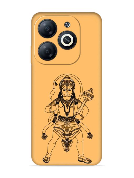 Indian God Hanuman Embossed Soft Silicone Case for Infinix Smart 8 Hd Zapvi