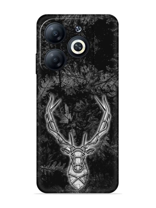 Ancient Deer Embossed Soft Silicone Case for Infinix Smart 8 Hd Zapvi