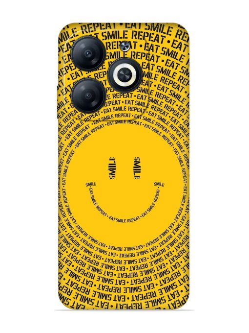 Smiley Embossed Soft Silicone Case for Infinix Smart 8 Hd Zapvi