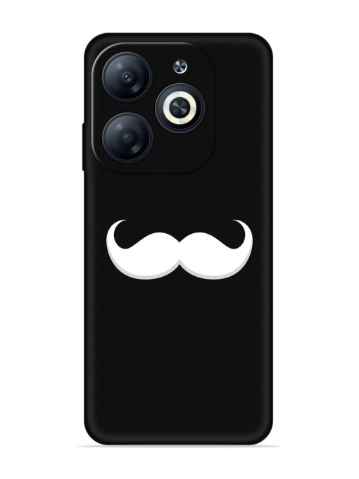 Mustache Vector Embossed Soft Silicone Case for Infinix Smart 8 Hd Zapvi