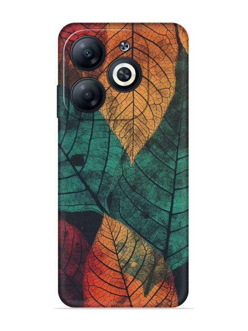 Leaves Artwork Embossed Soft Silicone Case for Infinix Smart 8 Hd Zapvi