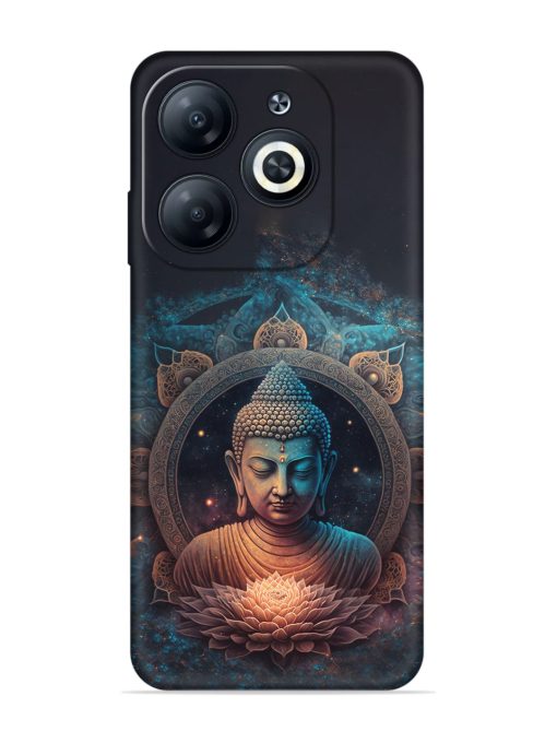 Gautam Buddha Embossed Soft Silicone Case for Infinix Smart 8 Hd