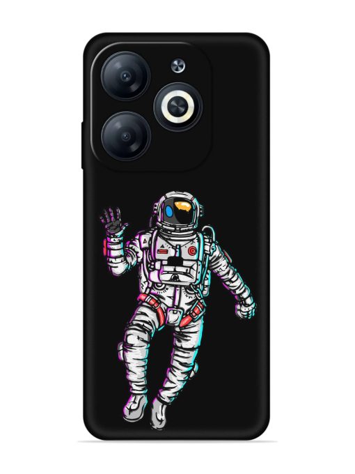 Spaceman Embossed Soft Silicone Case for Infinix Smart 8 Hd Zapvi