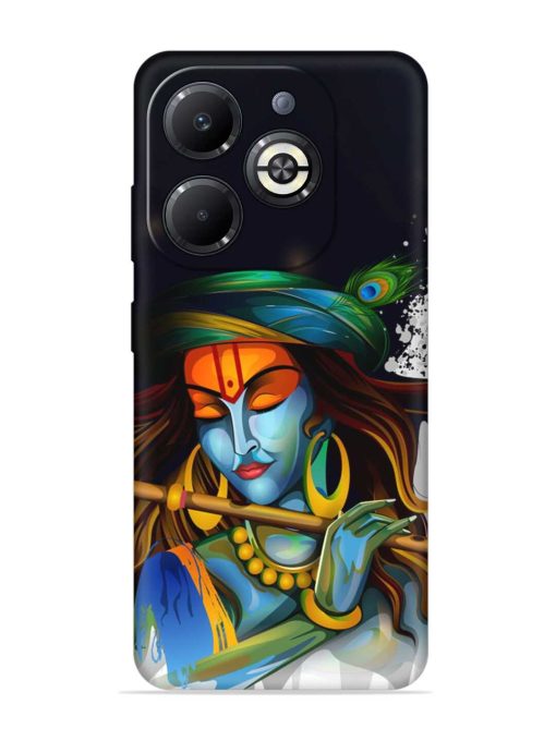 Krishna Art Embossed Soft Silicone Case for Infinix Smart 8 Plus Zapvi