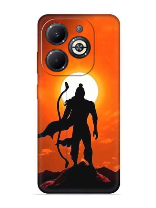 Shree Ram Embossed Soft Silicone Case for Infinix Smart 8 Plus