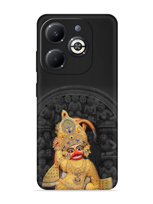 Indian Gold Hanuman Embossed Soft Silicone Case for Infinix Smart 8 Plus